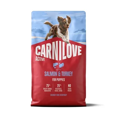 CARNILOVE ACTIVE PUPPY SALMON / TURKEY 4 KG CARNILOVE ACTIVE PUPPY SALMON / TURKEY 4 KG