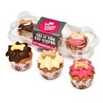 THE BARKING BAKERY MINI ICED WOOFINS VANILLA EN CAROB TRIO ASSORTI THE BARKING BAKERY MINI ICED WOOFINS VANILLA EN CAROB TRIO ASSORTI