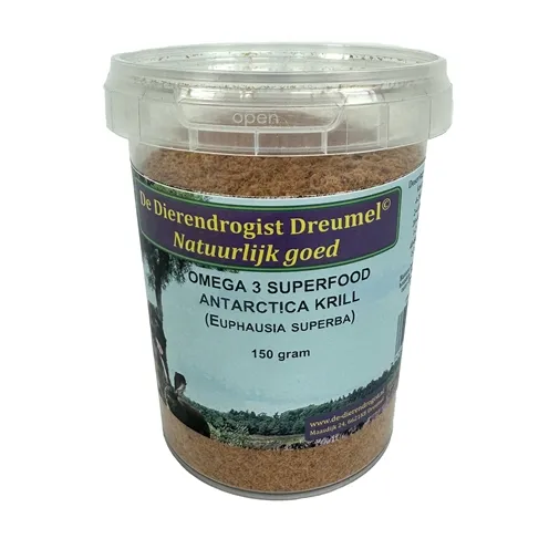 DIERENDROGIST KRILL 150 GR DIERENDROGIST KRILL 150 GR