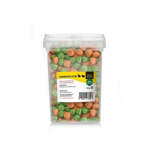 UTOPIA KNABBELBOLLETJES 165 GR UTOPIA KNABBELBOLLETJES 165 GR