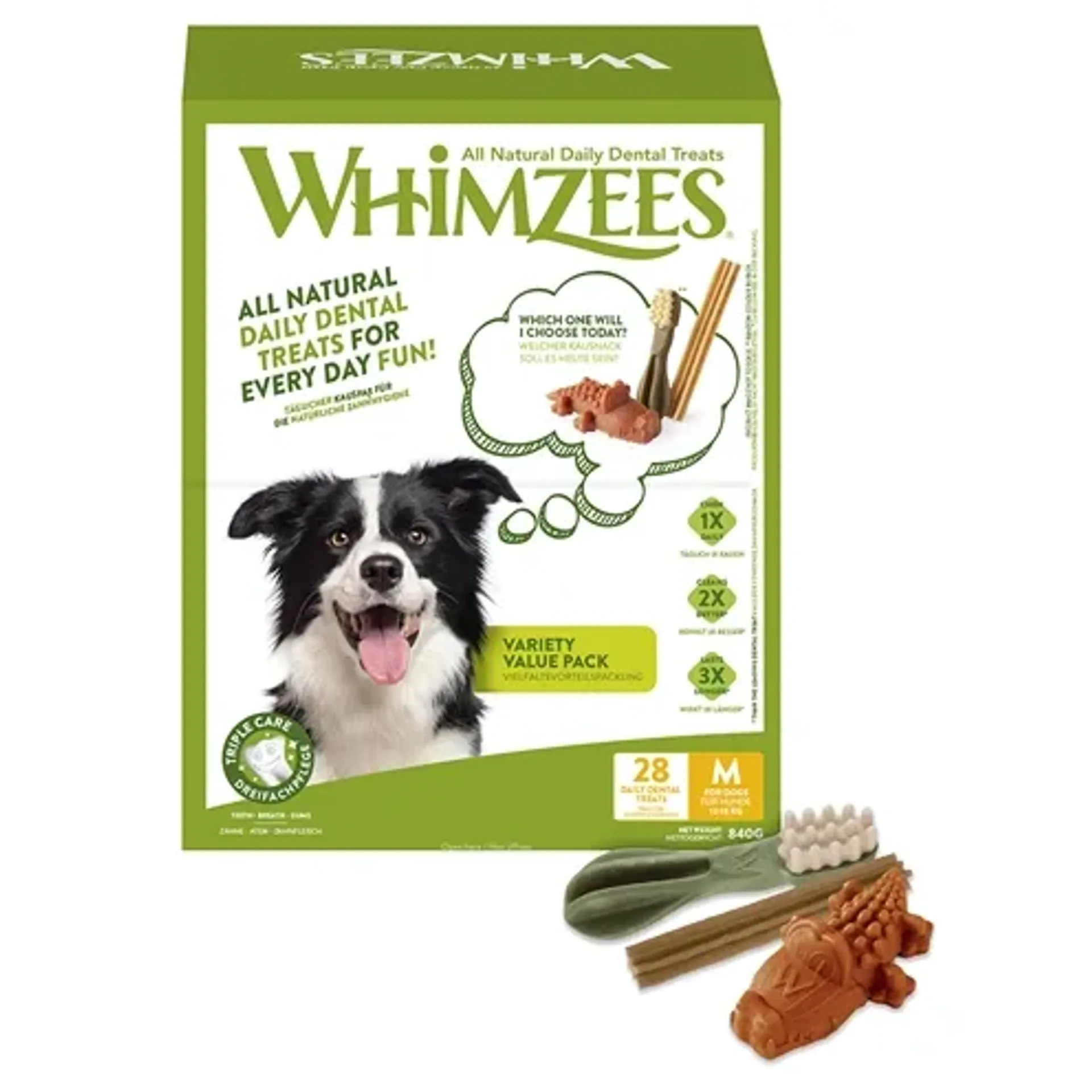 WHIMZEES VARIETY BOX MEDIUM 28 ST