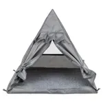 TRIXIE KATTENMAND TIPI SAMOA GRIJS 55X55X50 CM TRIXIE KATTENMAND TIPI SAMOA GRIJS 55X55X50 CM
