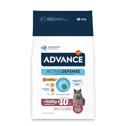 ADVANCE CAT STERILIZED SENSITIVE SENIOR 10+ 10 KG ADVANCE CAT STERILIZED SENSITIVE SENIOR 10+ 10 KG