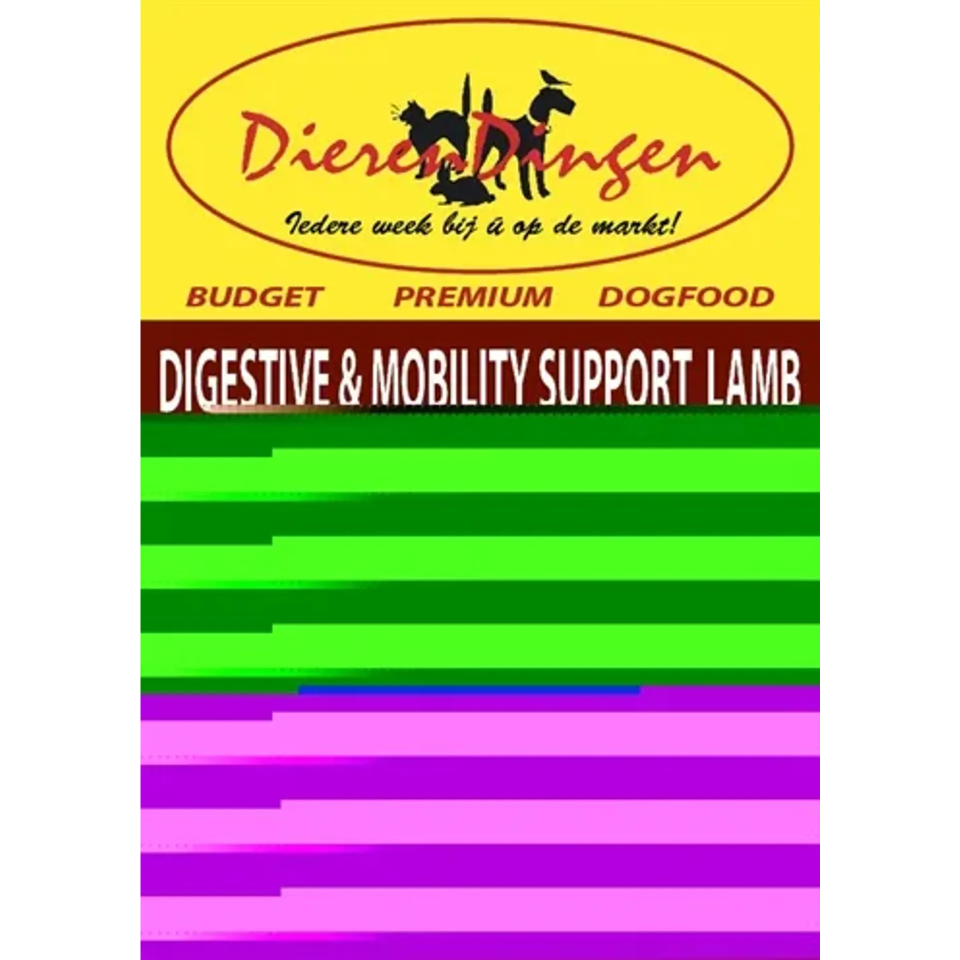 BUDGET PREMIUM DOGFOOD DIGESTIVE & MOBILITY SUPPORT LAMB 12,5 KG