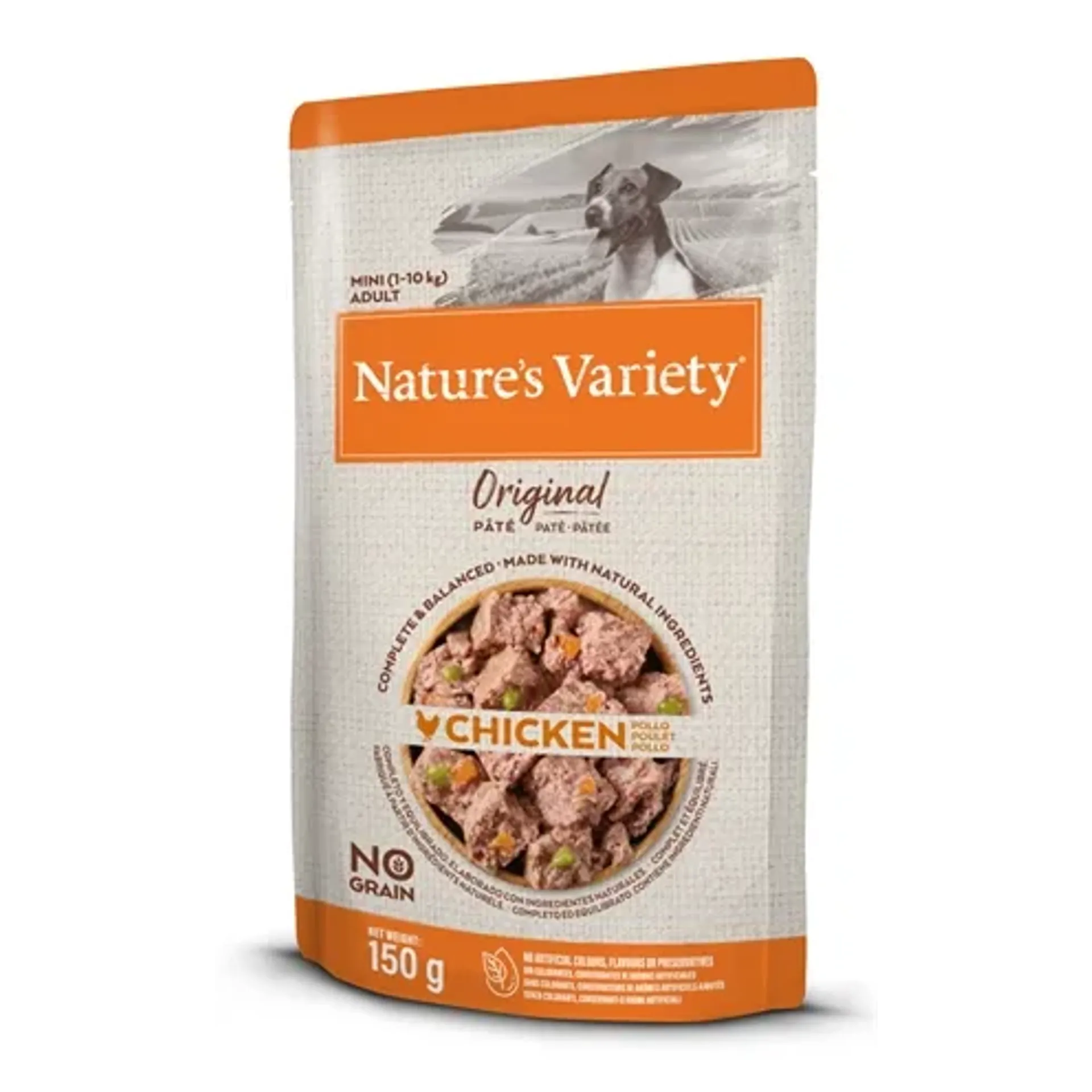 NATURES VARIETY ORIGINAL MINI POUCH CHICKEN 8X150 GR