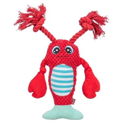 TRIXIE KREEFT MET FLOSTOUW ROOD 34X17X10,5 CM TRIXIE KREEFT MET FLOSTOUW ROOD 34X17X10,5 CM