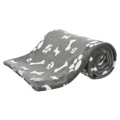 TRIXIE HONDENDEKEN KENNY FLEECE BOT / POOTJES GRIJS 150X100 CM TRIXIE HONDENDEKEN KENNY FLEECE BOT / POOTJES GRIJS 150X100 CM