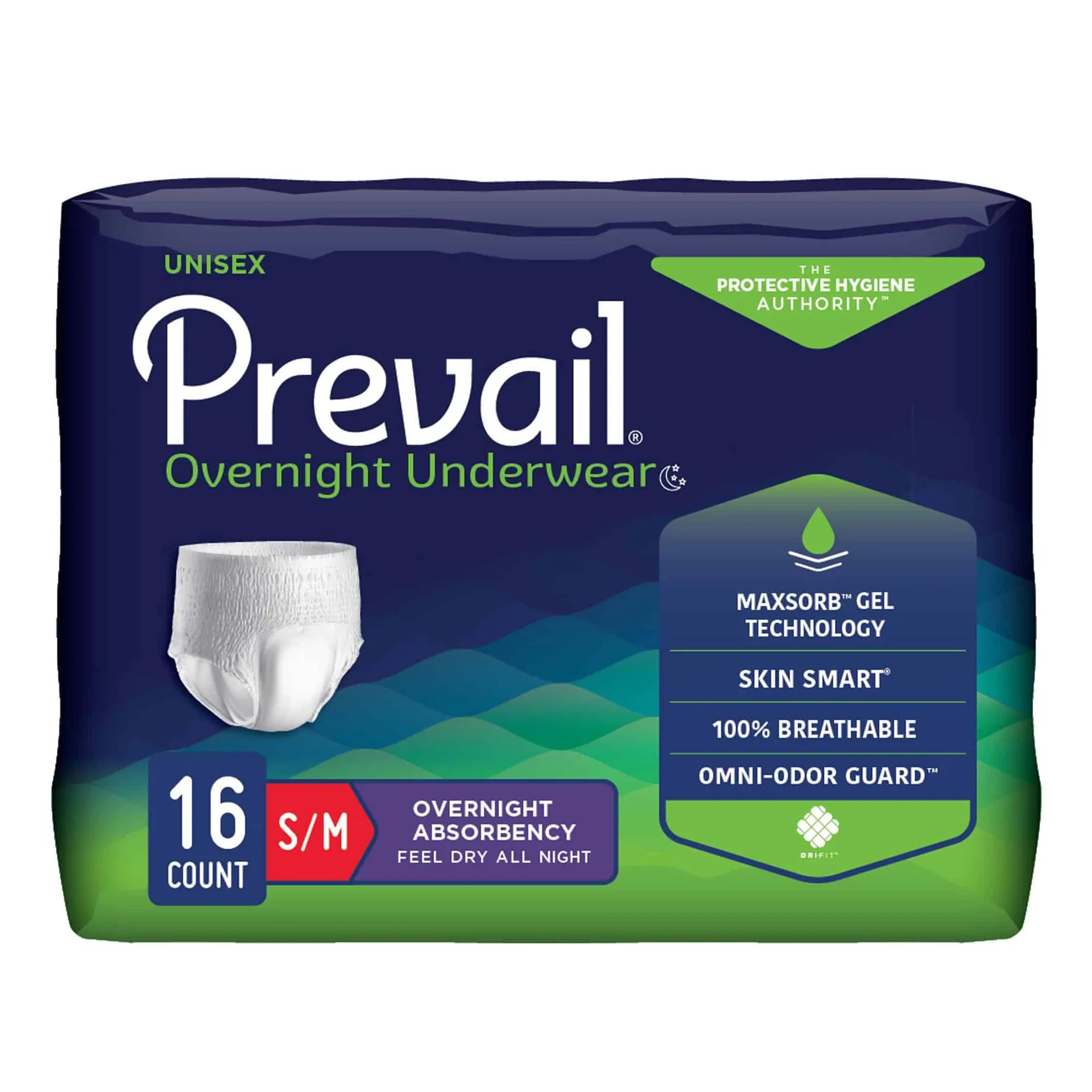 Prevail Overnight Underwear Highest Absorbency Unisex Adult Prevail Overnight Underwear Highest Absorbency Unisex Adult