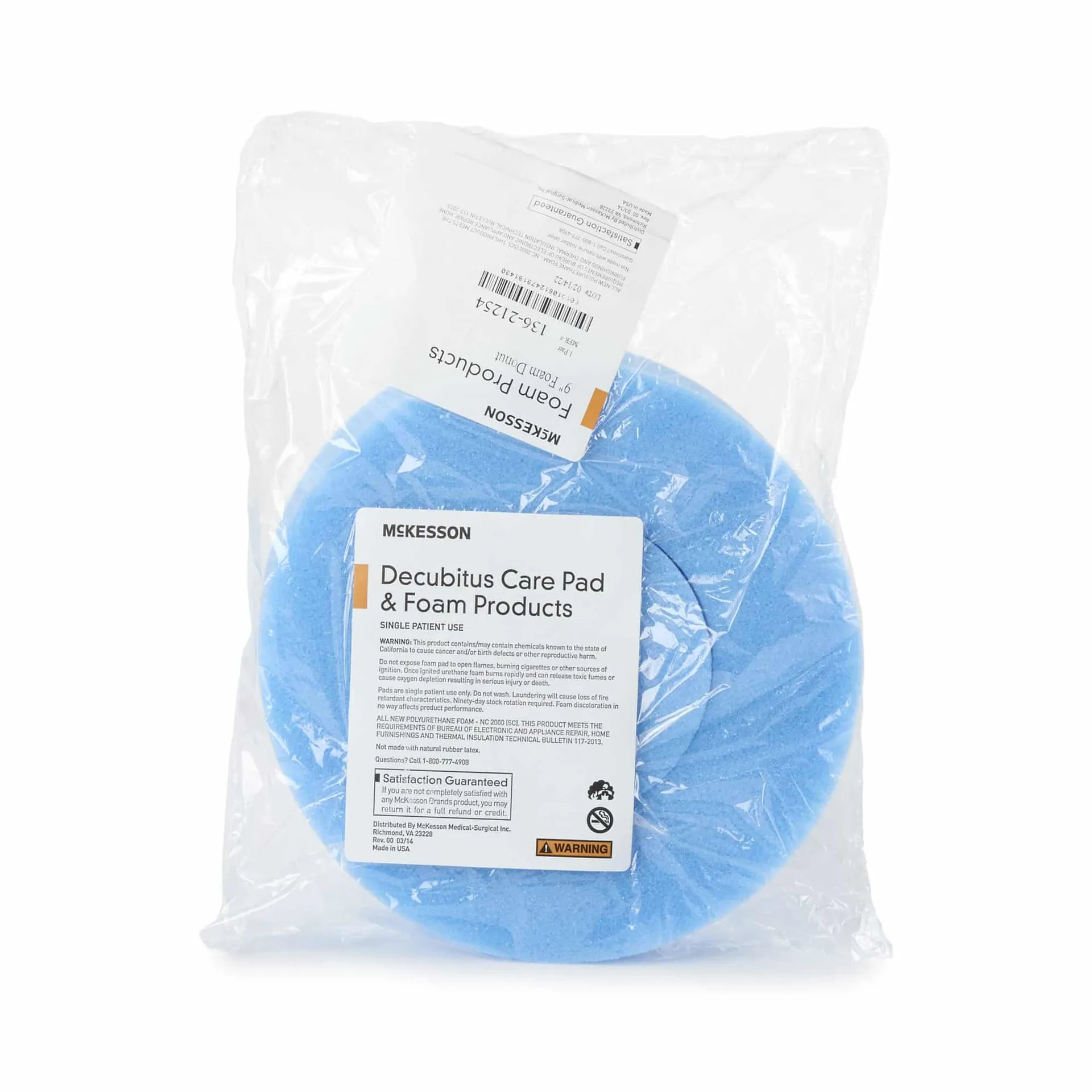 McKesson Doughnut Positioner Cushion Freestanding Foam 9 Inch Diameter McKesson Doughnut Positioner Cushion Freestanding Foam 9 Inch Diameter