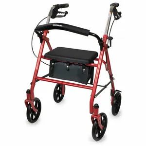 McKesson Folding Steel 4-Wheel Rollator, McKesson Folding Steel 4-Wheel Rollator,