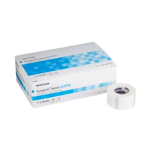 McKesson Silk-Like Cloth Medical Tape Air Permeable White NonSterile McKesson Silk-Like Cloth Medical Tape Air Permeable White NonSterile