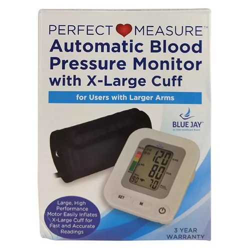 PERFECT MEASURE Blue Jay Automatic Blood Pressure Monitor With X-Large Cuffs - Image 8