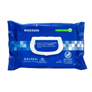 McKesson StayDry® Washcloths Personal Wipes Soft Pack McKesson StayDry® Washcloths Personal Wipes Soft Pack