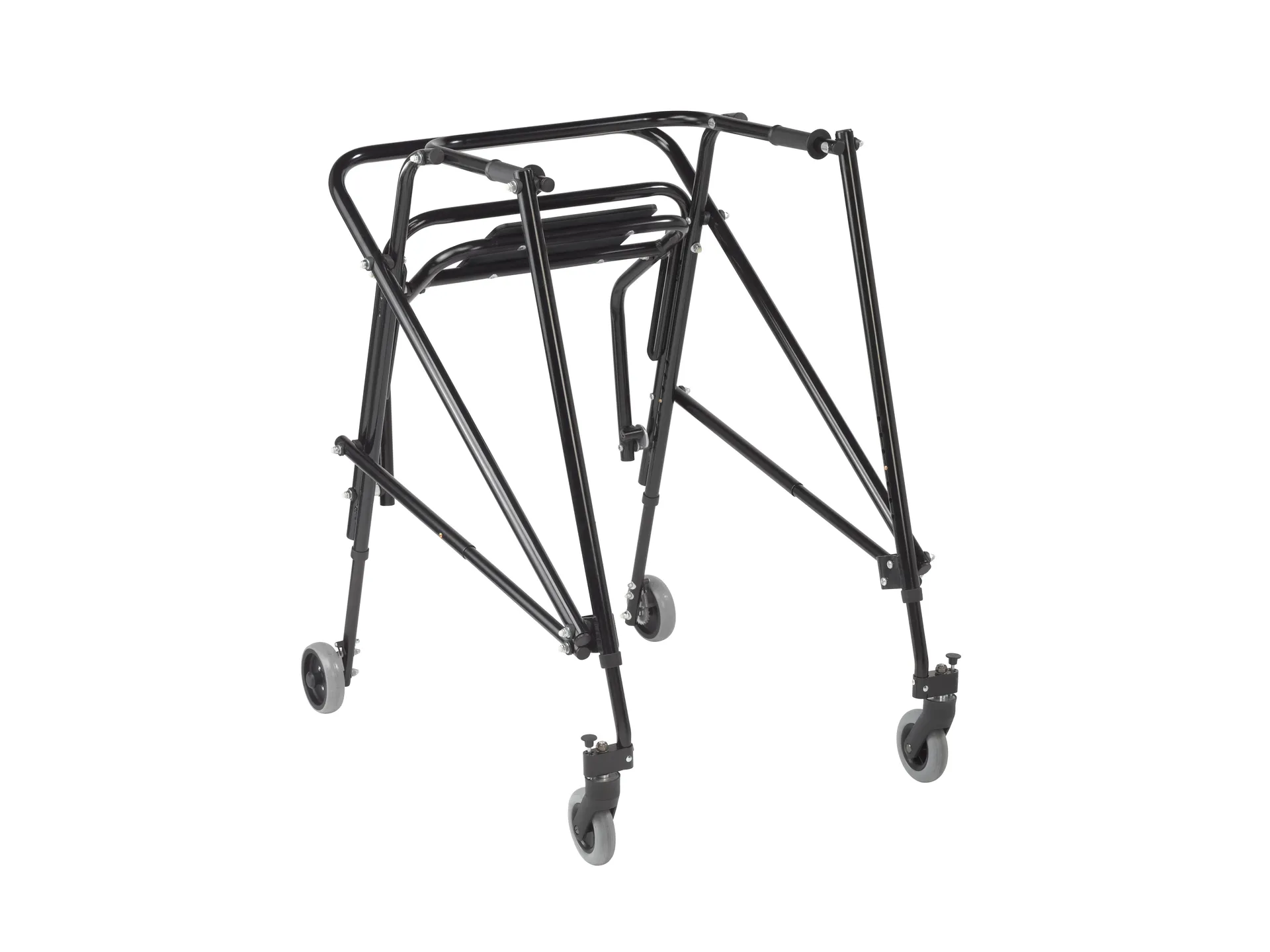 Drive Medical Nimbo 2G Lightweight Posterior Walker with Seat, Extra Large, Emperor Black - Image 2