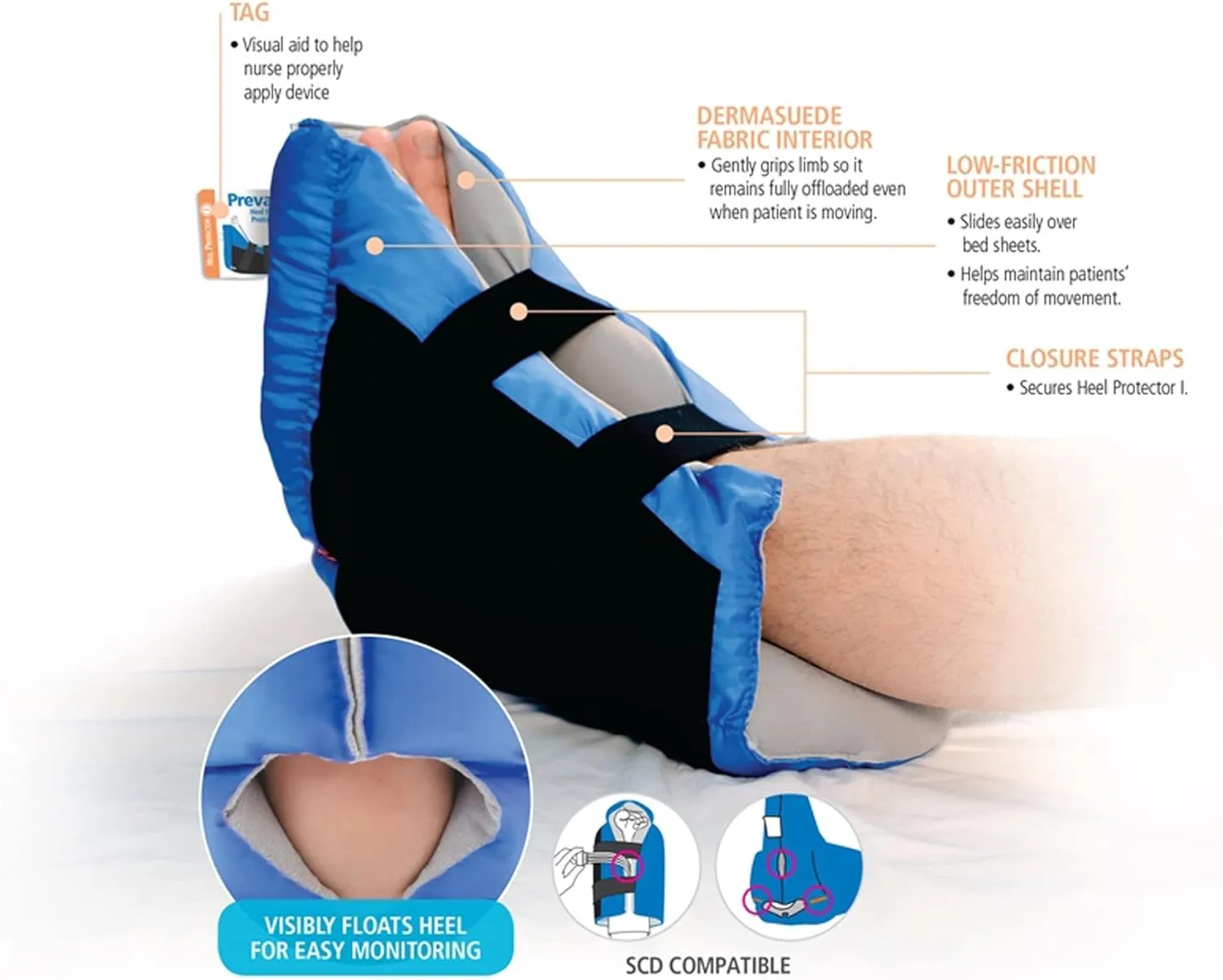 Sage Prevalon Heel Protector I Boot Pressure Relief - Image 3