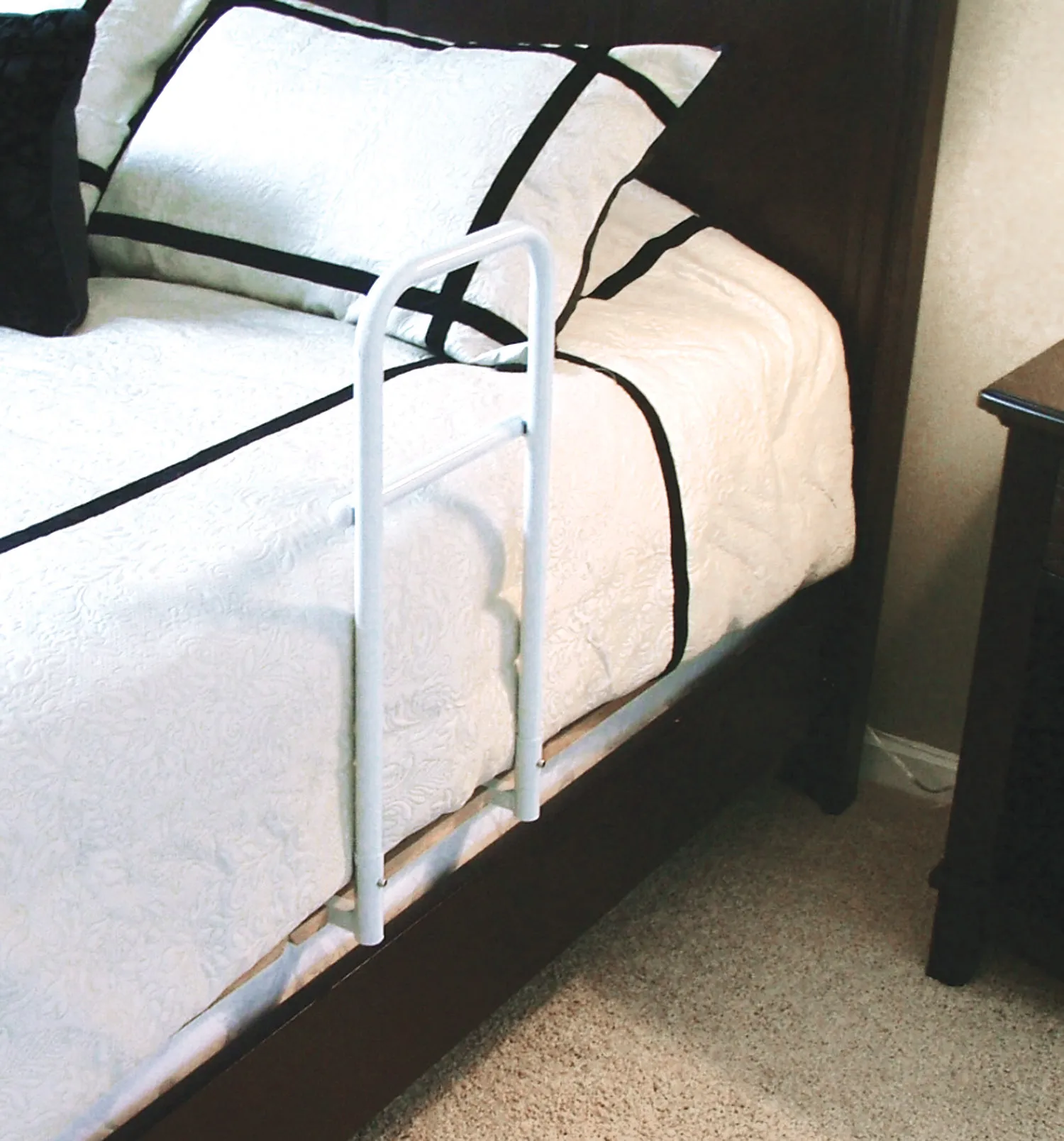 Drive Medical Home Bed Assist Grab Rail with Bed Board - Image 4