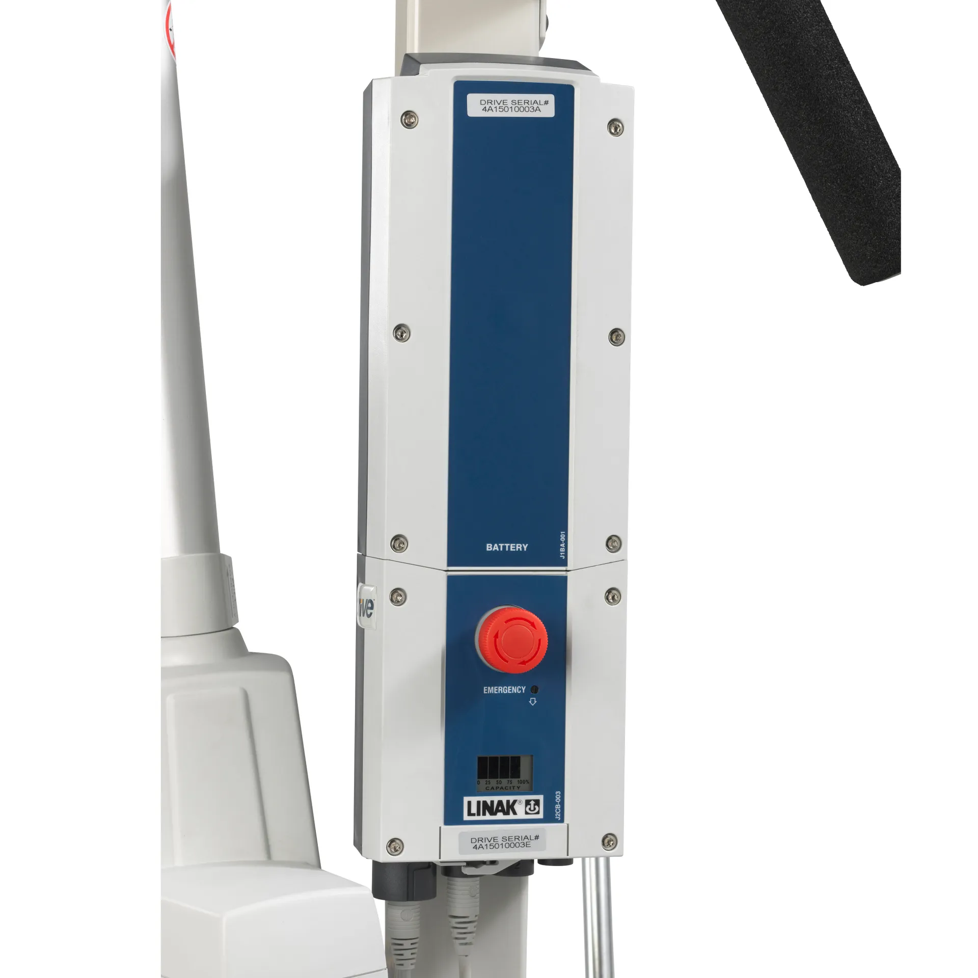 Drive Medical Bariatric Battery Powered Electric Patient Lift with Four Point Cradle and Rechargeable, Removable Battery, No Wall Mount - Image 5
