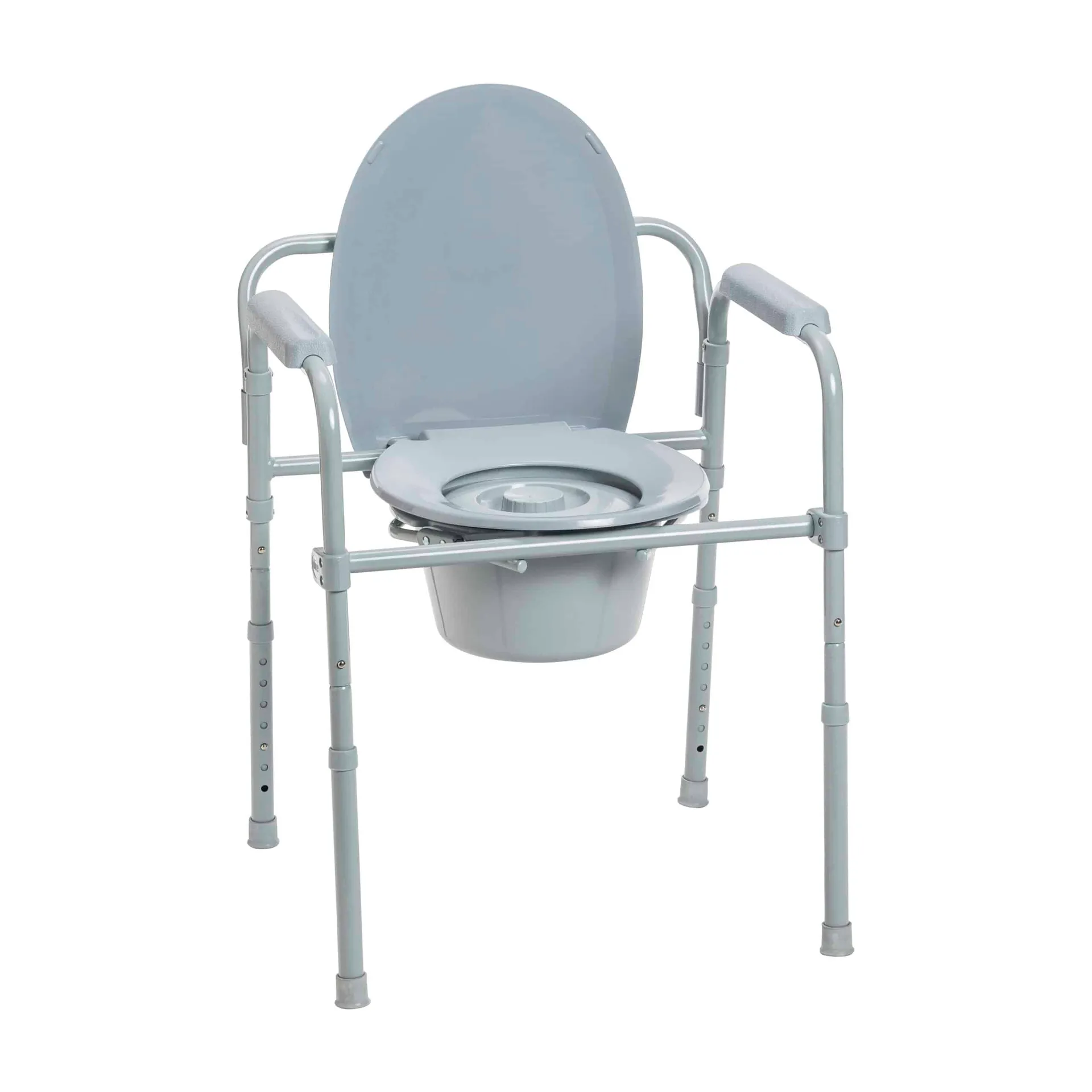 Drive Medical Steel Folding Frame Commode Drive Medical Steel Folding Frame Commode