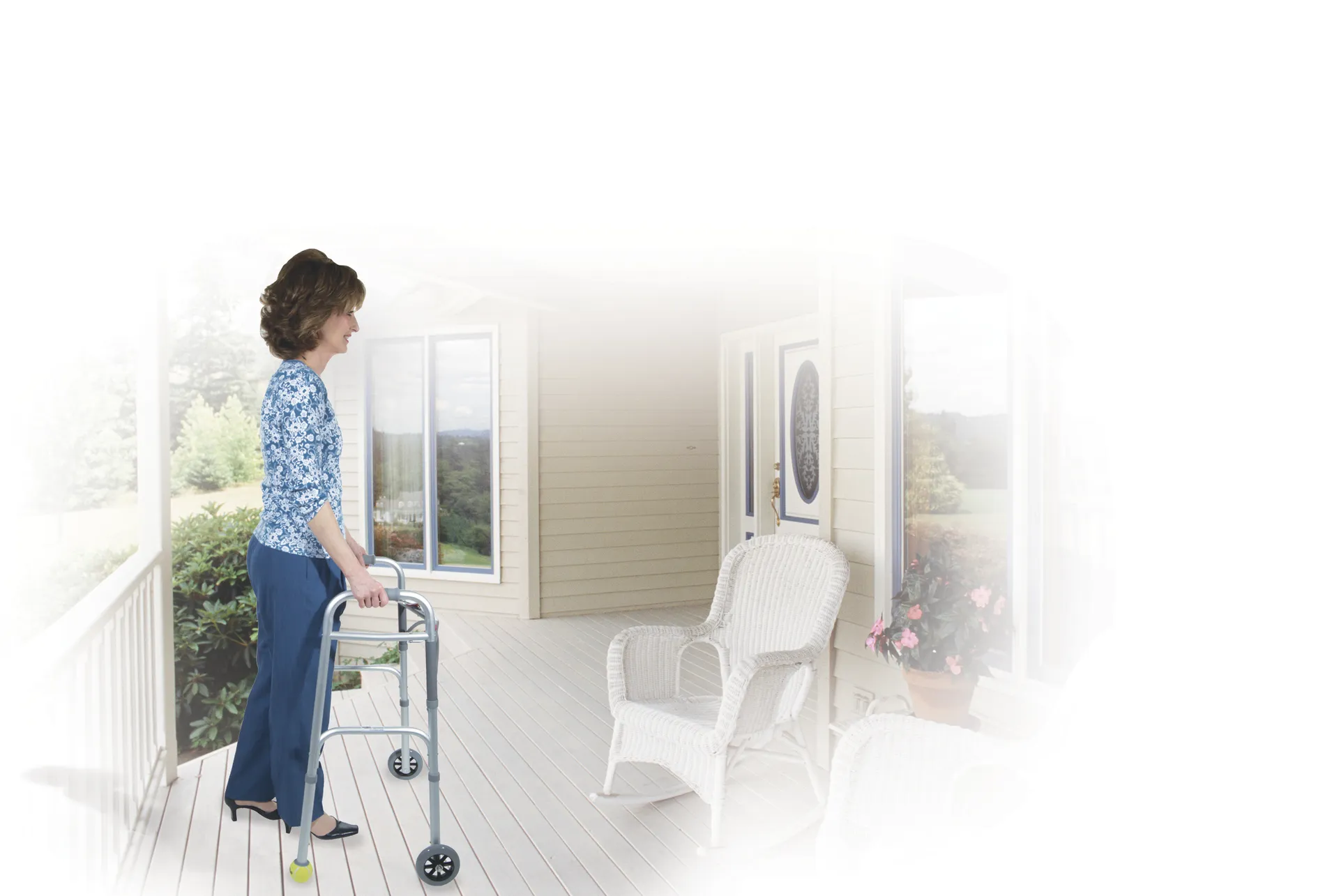 Drive Medical Walker Rear Tennis Ball Glides with Additional Glide Pads, 1 Pair - Image 3