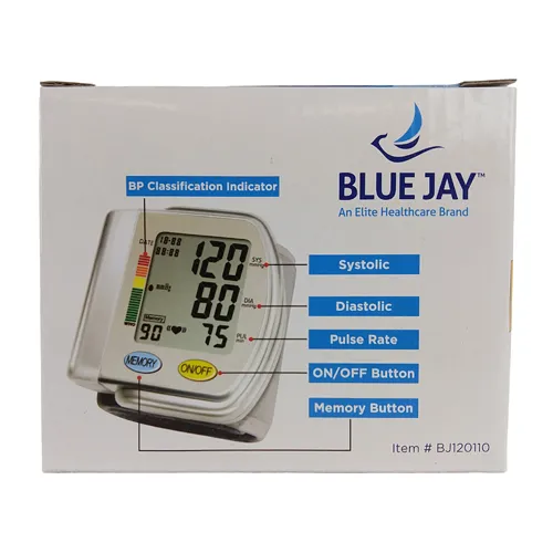 PERFECT MEASURE Blue Jay Automatic Wrist Blood Pressure Monitor - Image 9