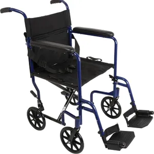 ProBasics Aluminum Lightweight Foldable Transport Chair With 19 inch Seat ProBasics Aluminum Lightweight Foldable Transport Chair With 19 inch Seat