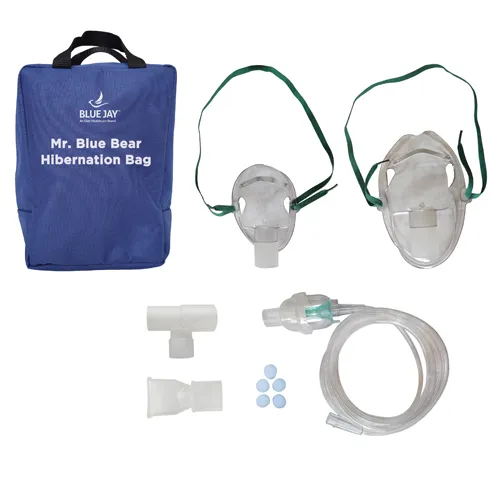 TAKE A BREATH Mr. Blue Bear Pediatric Compressor Nebulizer Kit by Blue Jay - Image 5