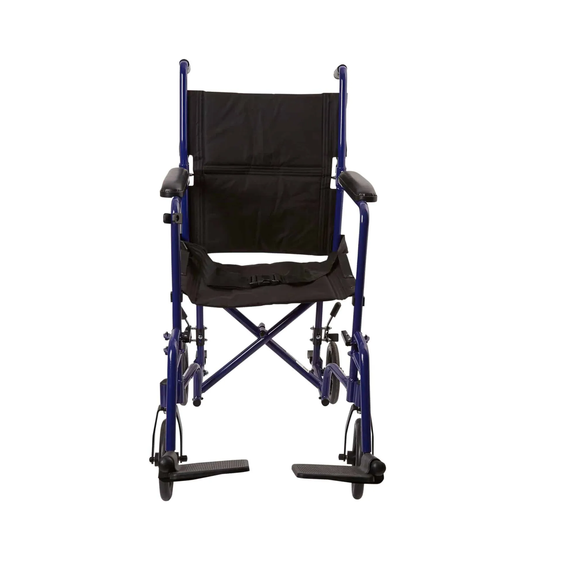 McKesson Lightweight Transport Chair Aluminum Frame with Fixed Height Padded Arm McKesson Lightweight Transport Chair Aluminum Frame with Fixed Height Padded Arm