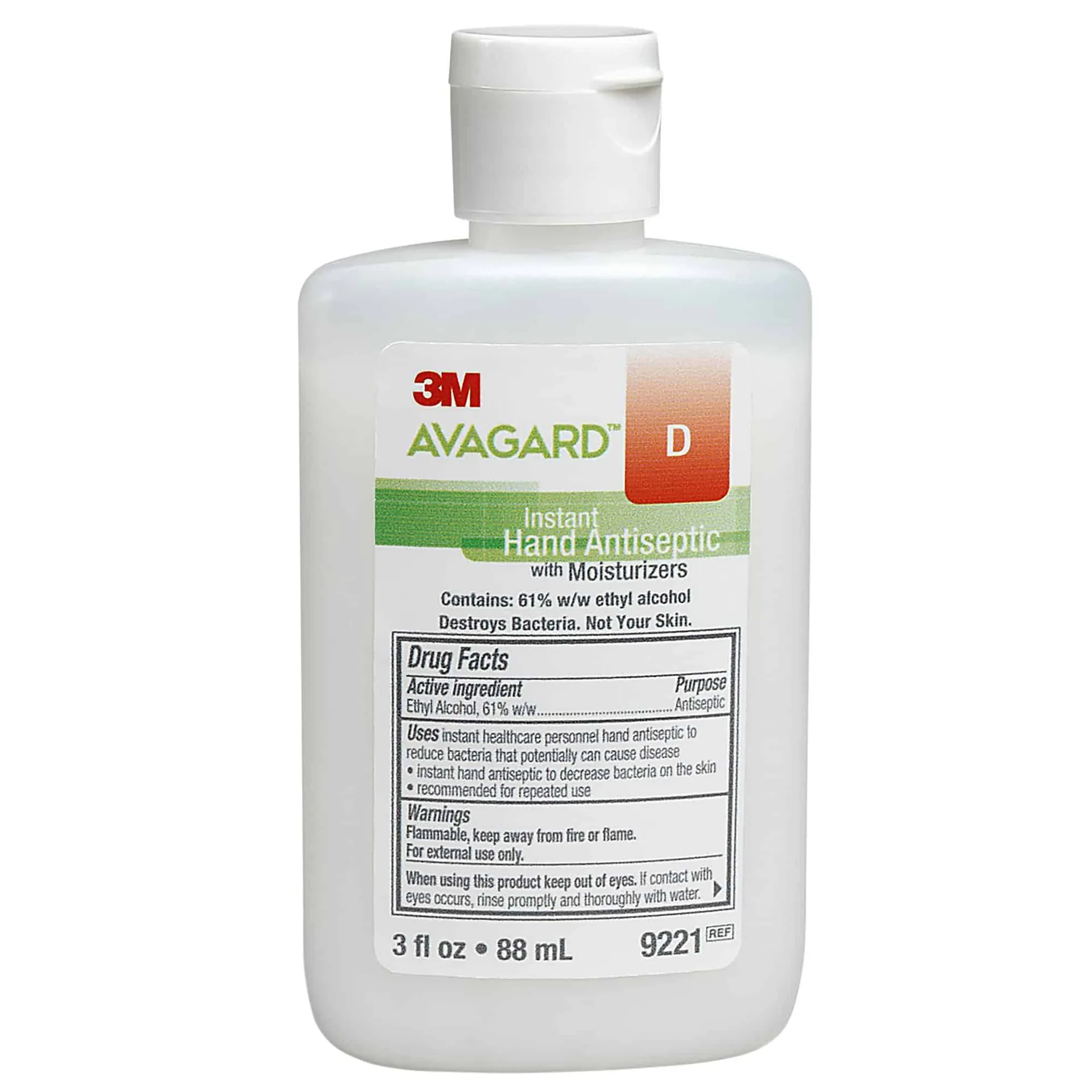 3M Avagard D Hand Sanitizer with Moisturizers, 3 oz. Ethyl Alcohol Gel Bottle 3M Avagard D Hand Sanitizer with Moisturizers, 3 oz. Ethyl Alcohol Gel Bottle