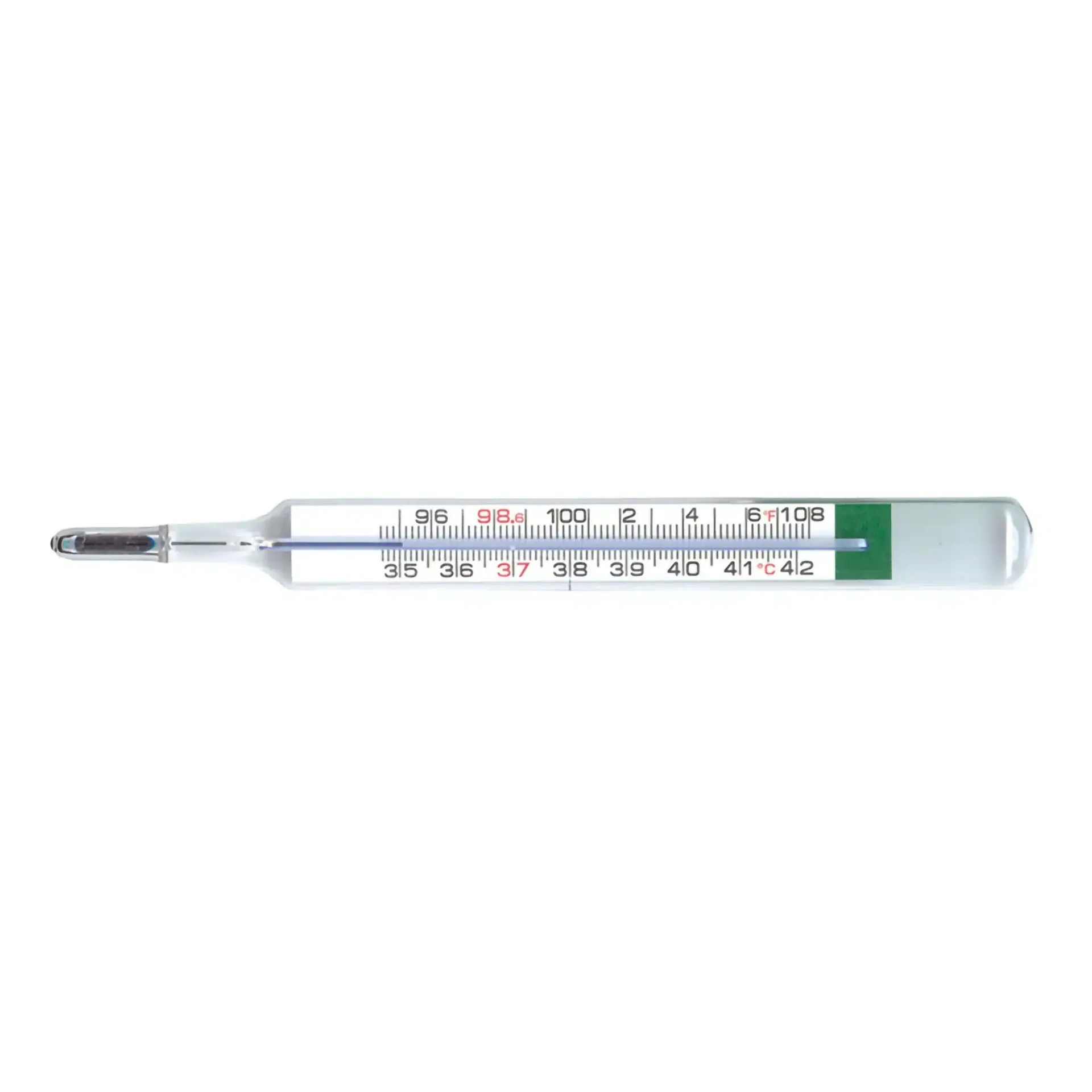 Geratherm Glass Oral Thermometer Mercury Free Oval Shape - Image 2