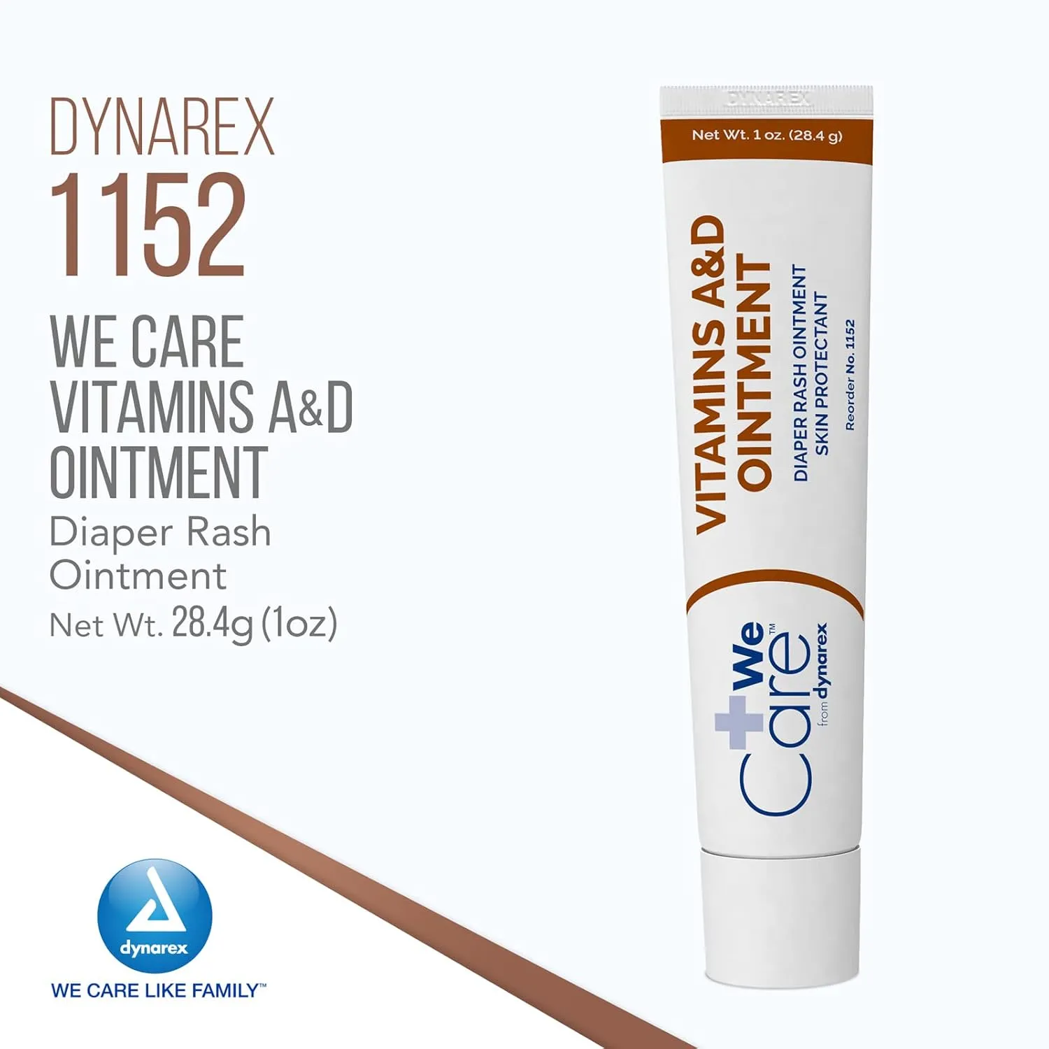 Dynarex Vitamins A&D Ointment, 1 oz. Tube - Image 2