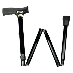 ProBasics Black Adjustable Folding Cane ProBasics Black Adjustable Folding Cane