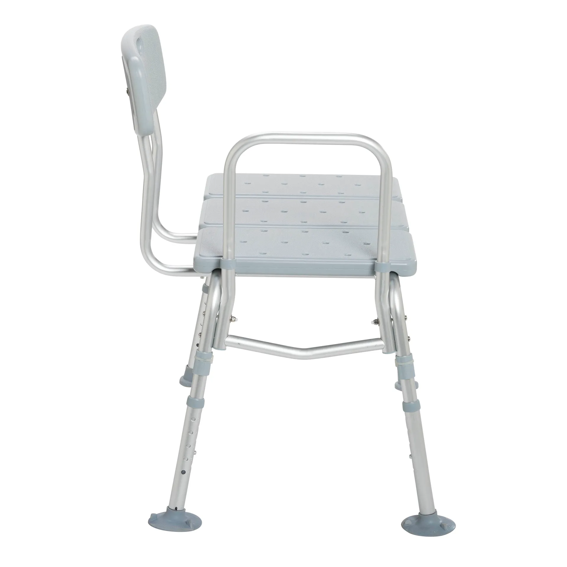 Drive Medical Plastic Tub Transfer Bench with Adjustable Backrest - Image 4