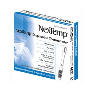 NexTemp Single Patient Skin Thermometer Color Dots Display Oral / Axillary NexTemp Single Patient Skin Thermometer Color Dots Display Oral / Axillary