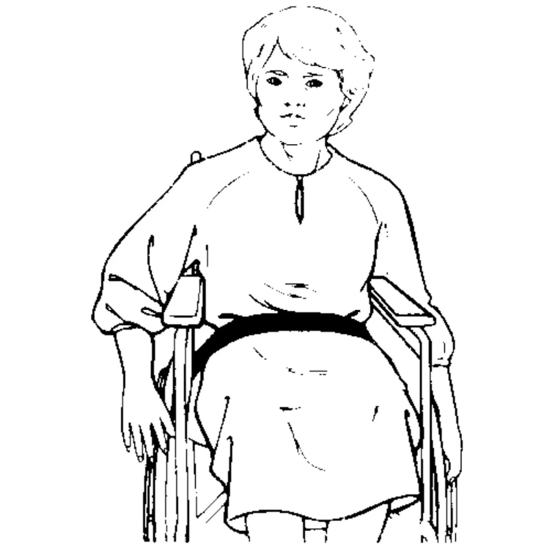 SkiL-Care Econo-Belt Wheelchair Safety Belt - Image 2