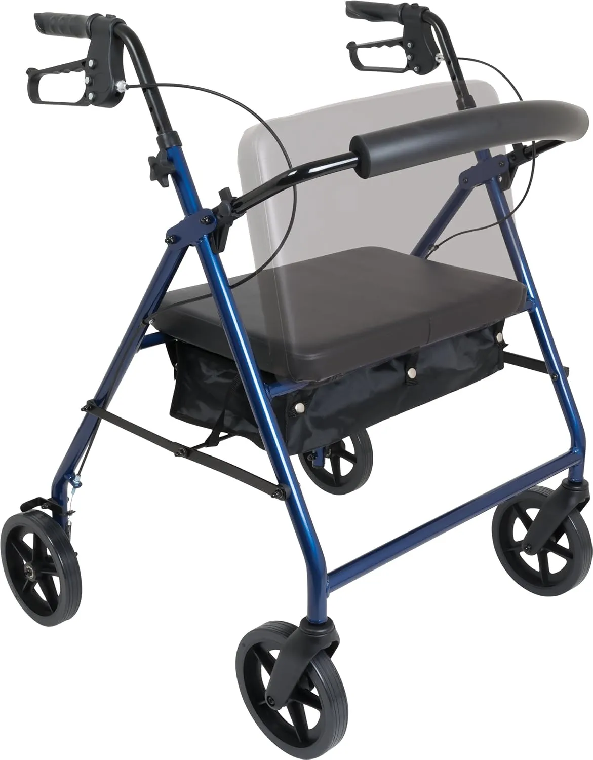 ProBasics Aluminum Foldable Bariatric Rollator With 8" Wheels  - Image 3