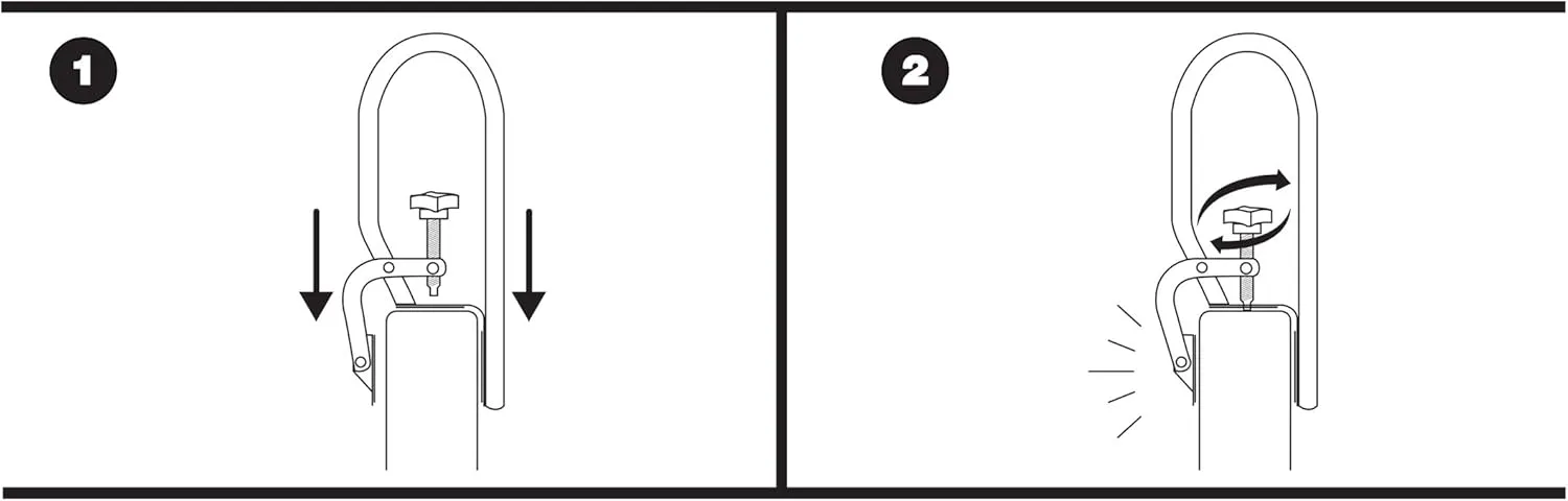 Carex White Bathtub Rail Side Grab Bar for Bathtubs & Showers - Image 5