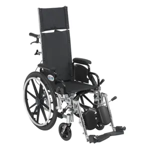 Drive Medical Viper Plus Light Weight Reclining Wheelchair with Elevating Leg rest and Flip Back Detachable Arms Drive Medical Viper Plus Light Weight Reclining Wheelchair with Elevating Leg rest and Flip Back Detachable Arms