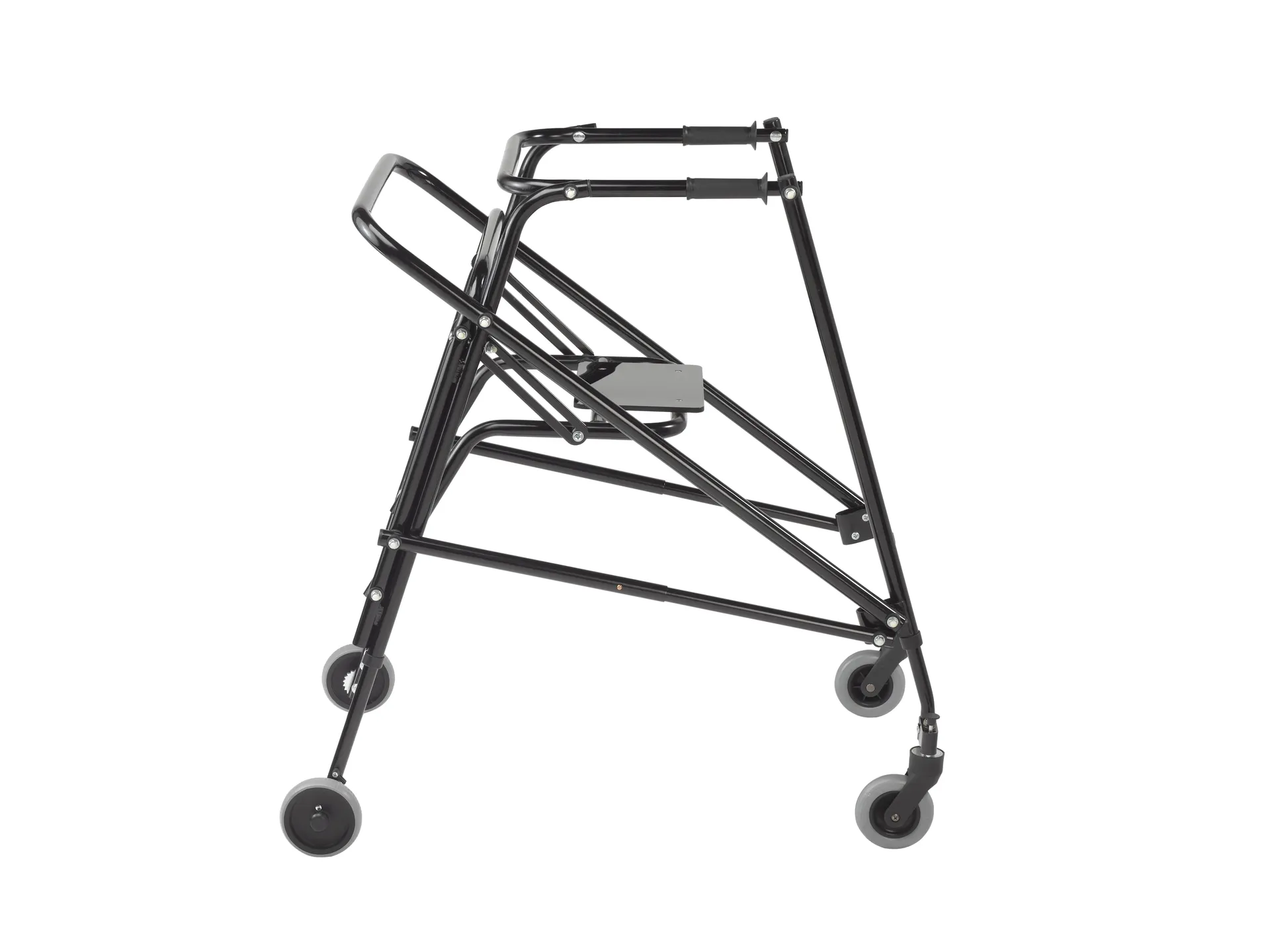 Drive Medical Nimbo 2G Lightweight Posterior Walker with Seat, Extra Large, Emperor Black - Image 3