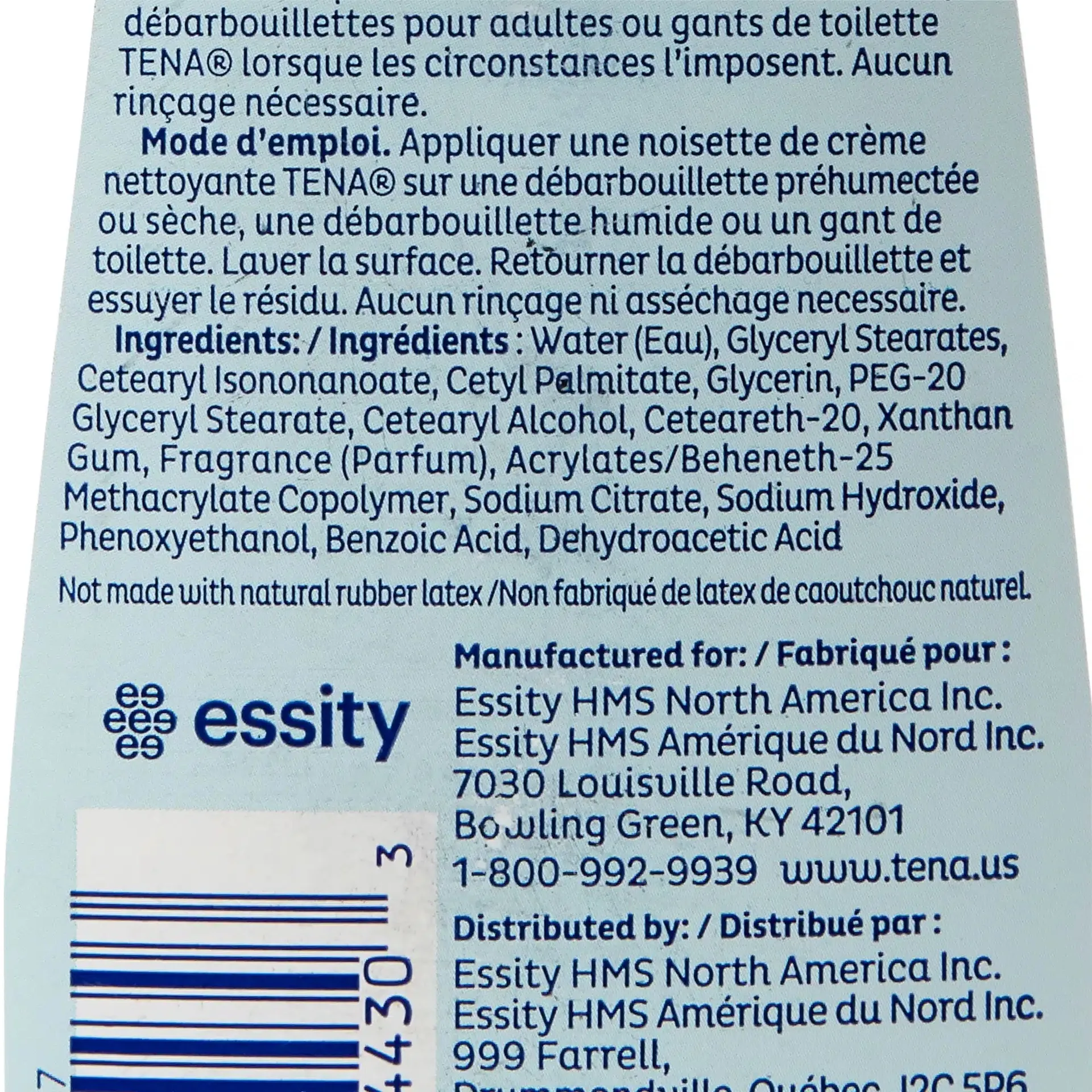 TENA Body Wash Cleansing Cream, Alcohol-Free, 3-in-1 Formula - Image 3