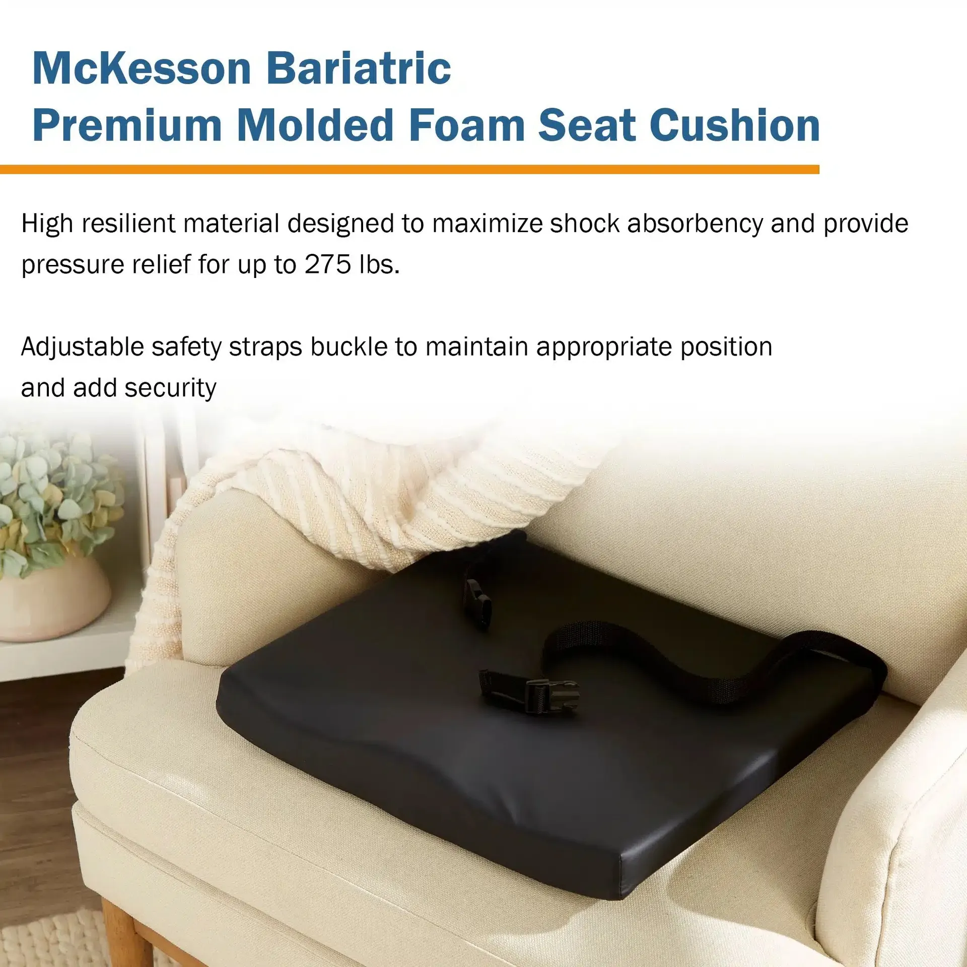 McKesson Premium Molded Foam Seat Cushion - Image 8