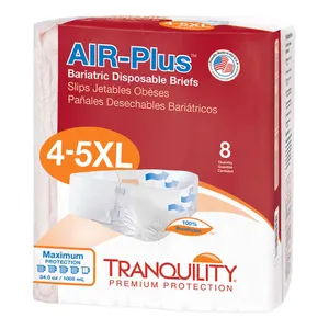 Tranquility AIR-Plus Bariatric Disposable Briefs Tranquility AIR-Plus Bariatric Disposable Briefs