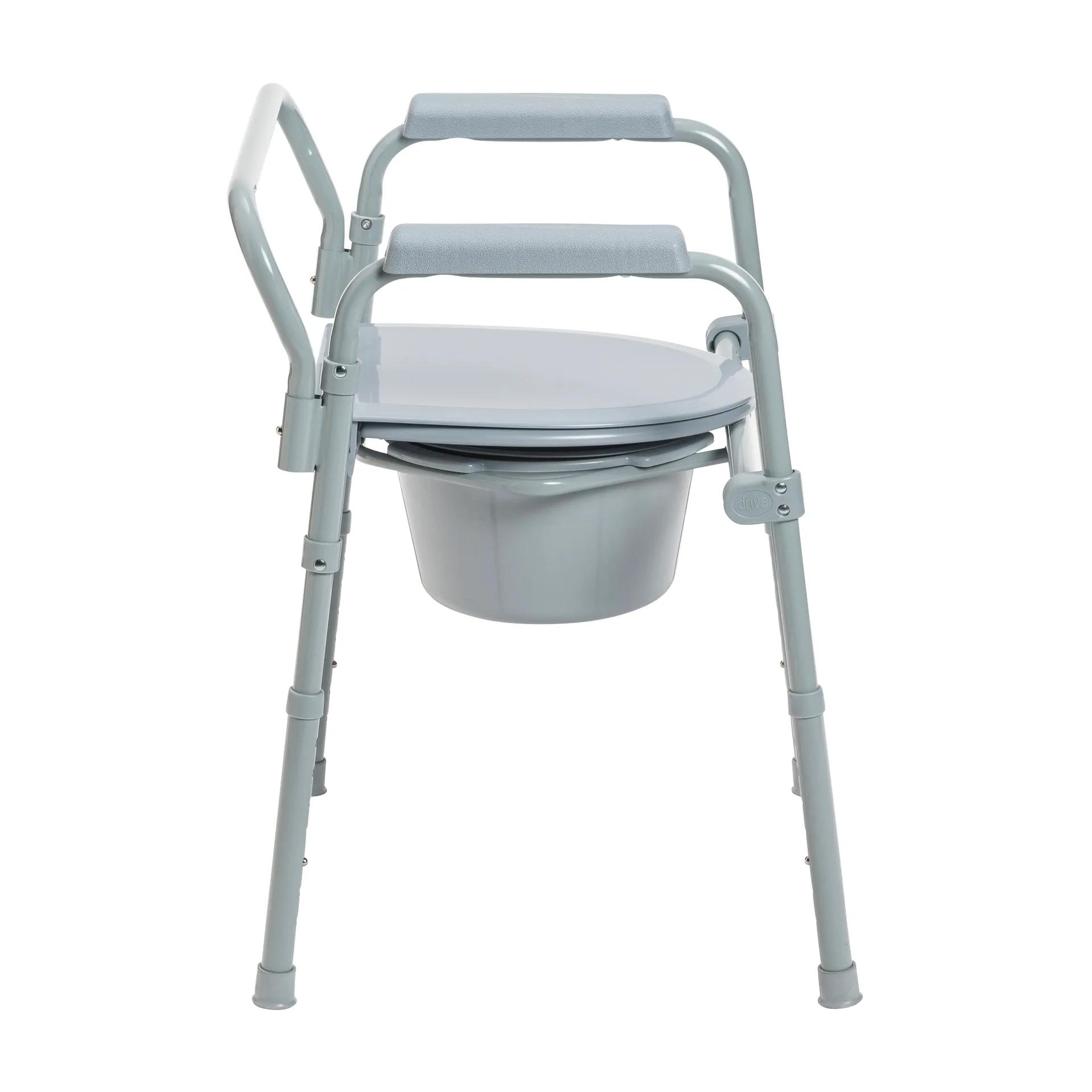 Drive Medical PreserveTech Steel Folding Bedside Commode - Image 5