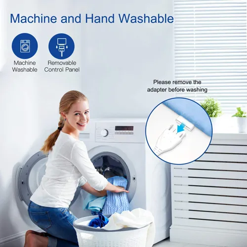 Blue Jay HEAT IT UP Rapid Heat Heating Pad 12"x24", Washable with Controller & Timer - Image 5