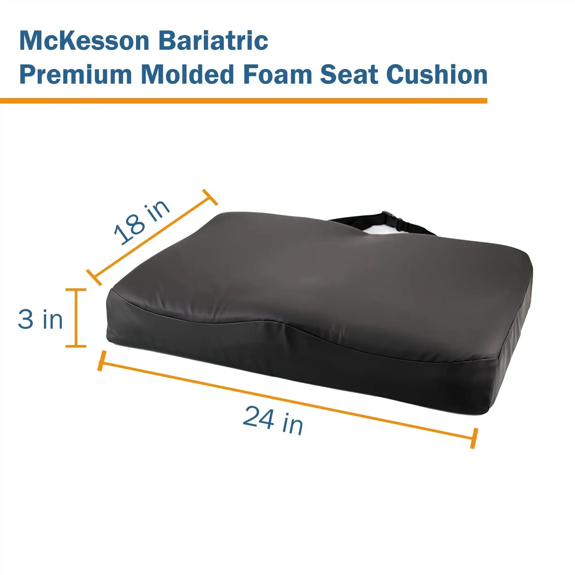 McKesson Premium Molded Foam Seat Cushion - Image 9