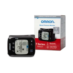Omron 7 Series Wireless Wrist Digital Blood Pressure Monitor Adult 1 Size Fits Most 5.3 – 8.5 in Omron 7 Series Wireless Wrist Digital Blood Pressure Monitor Adult 1 Size Fits Most 5.3 – 8.5 in