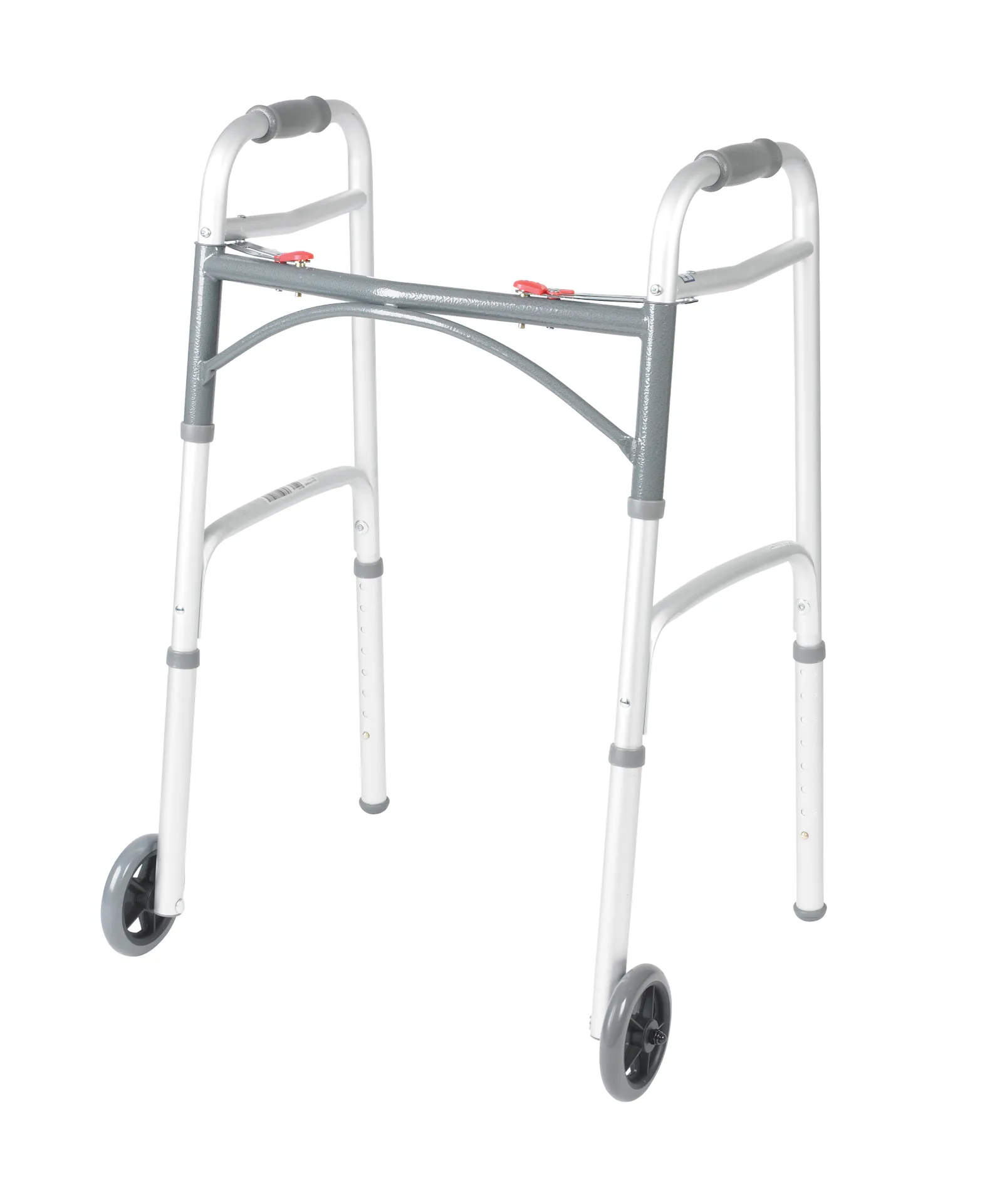 Drive Medical Deluxe Two Button Folding Walker with 5″ Wheels Drive Medical Deluxe Two Button Folding Walker with 5″ Wheels