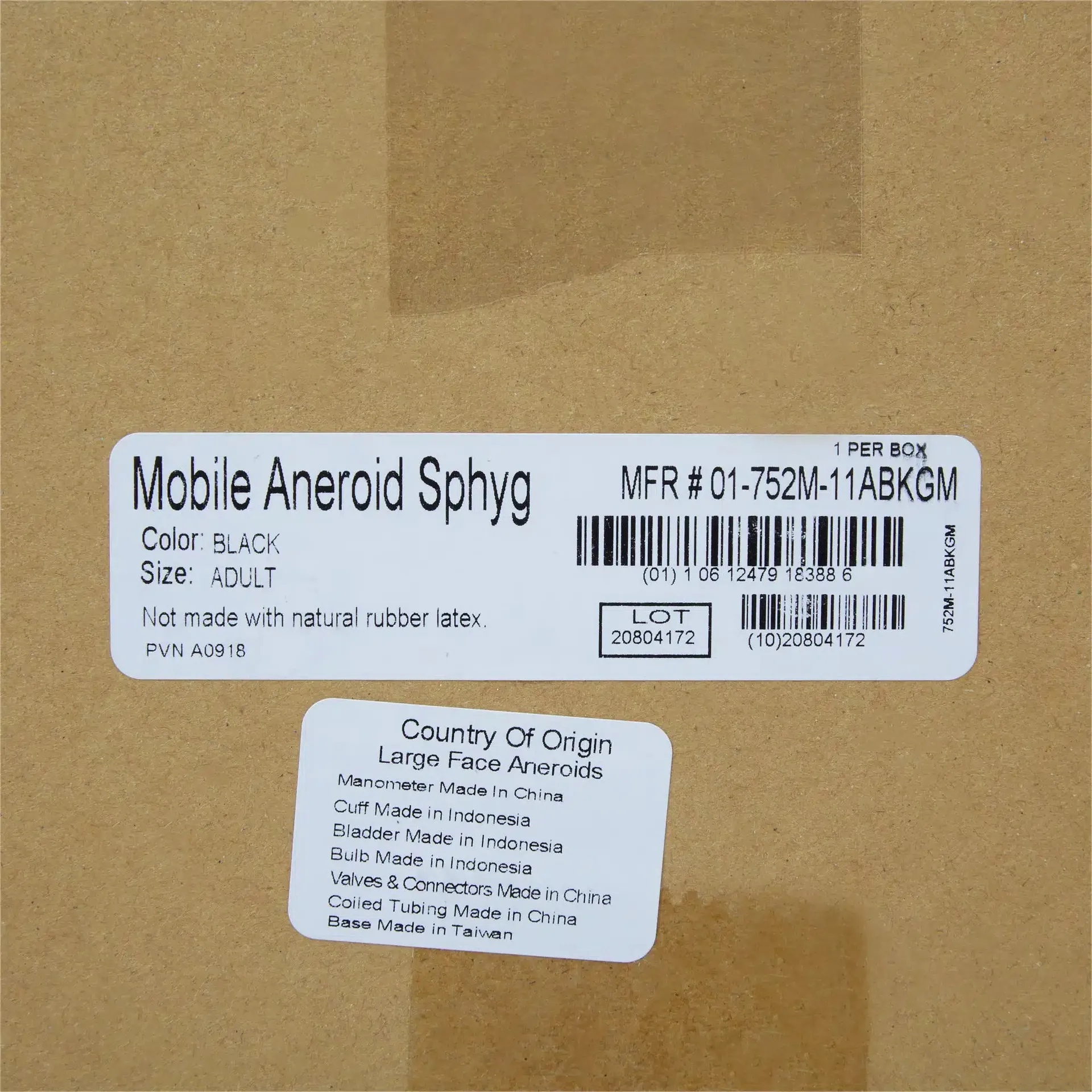 McKesson LUMEON Mobile Aneroid Sphygmomanometer Unit Adult Nylon Cuff - Image 3