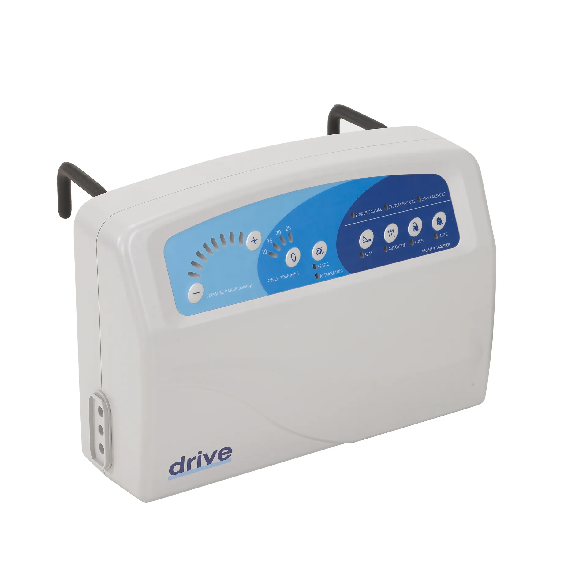 Drive Medical Med Aire Plus Defined Perimeter Low Air Loss Mattress Replacement System, with Low Pressure Alarm, 8" - Image 3