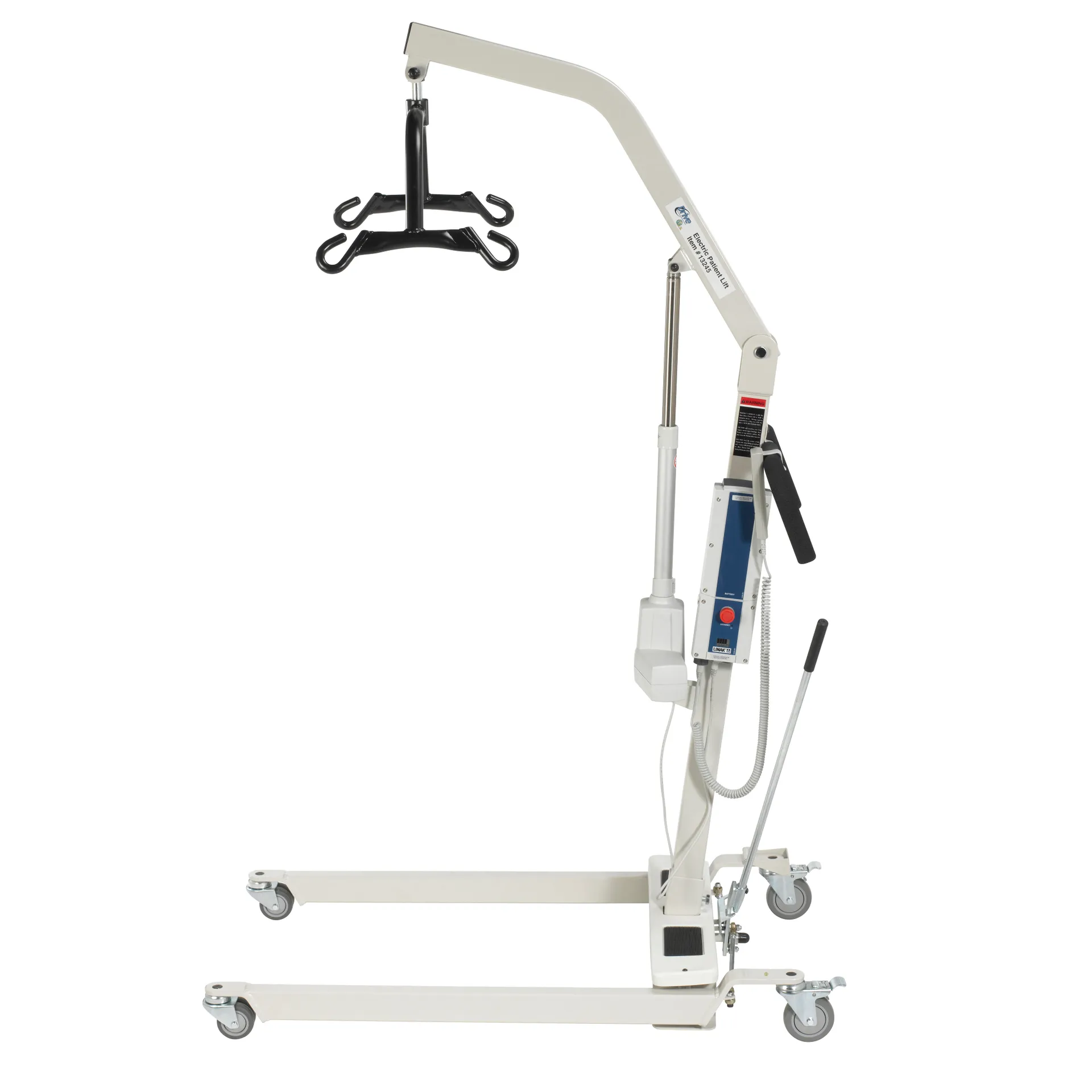 Drive Medical Bariatric Battery Powered Electric Patient Lift with Four Point Cradle and Rechargeable, Removable Battery, No Wall Mount - Image 9