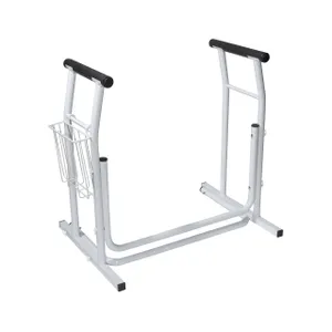 Drive Medical Stand Alone Toilet Safety Rail Drive Medical Stand Alone Toilet Safety Rail